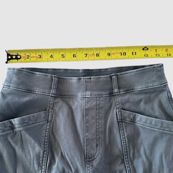 Spanx Stretch Twill Straight Leg Pant - Hazy Blue Grey - Women’s M - Picture 4 of 10